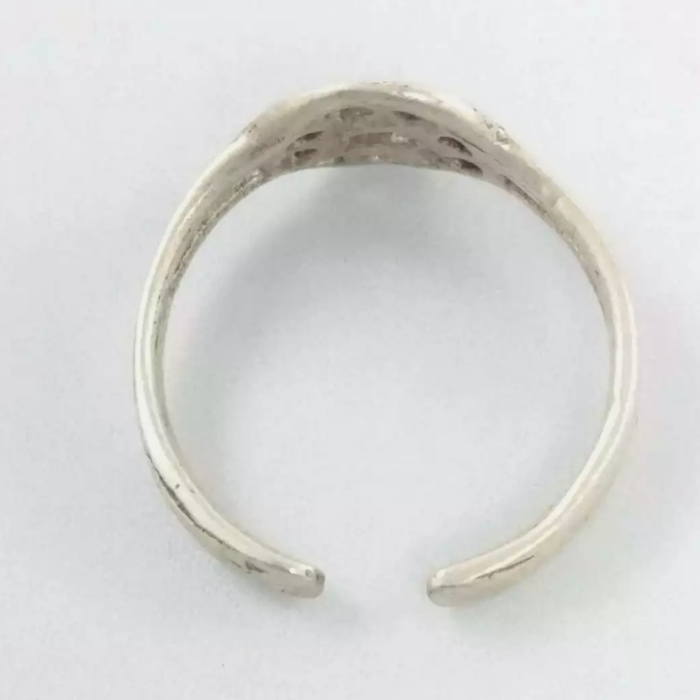 Blazing Sun Toe Ring .925 Adjustable Sterling Sil… - image 6